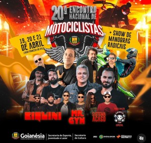 Prefeitura de Goianésia divulga agenda do 20º encontro nacional de motociclismo