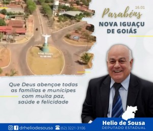 Dr. Helio envia mensagem de felicitações a comunidade de Nova Iguaçu