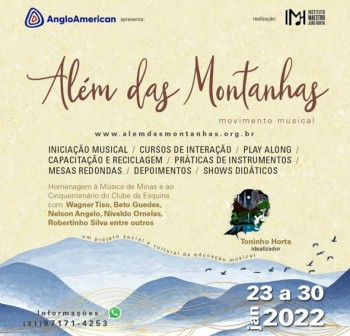 Toninho Horta lança Movimento Musical Além das Montanhas em parceria com a Anglo American