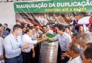 Daniel Vilela entrega duplicação da GO-320, em Goiatuba, e destaca alto padrão das rodovias goianas